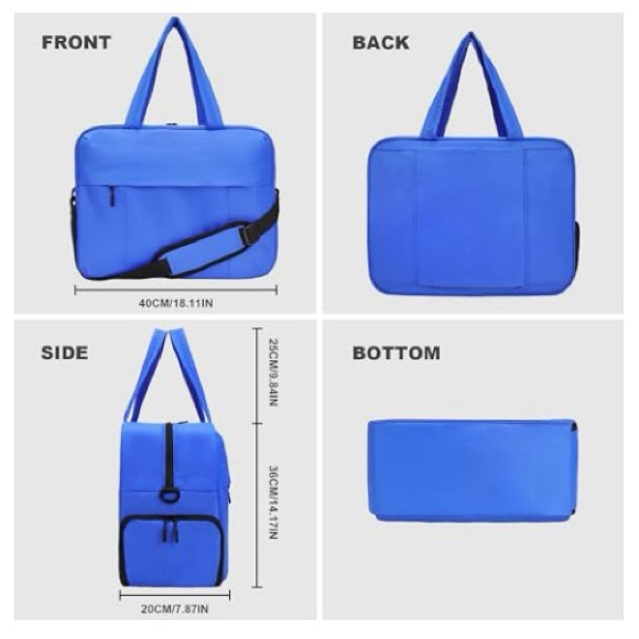 Weekender Bags for Women Personal Item Travel Duffel Shoulder Bag  NWOT - Picture 3 of 12